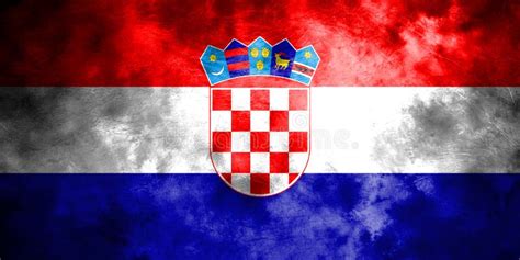 Old Croatia Grunge Background Flag Stock Illustration - Illustration of ancient, culture: 111440978