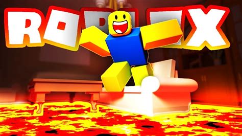 THE FLOOR IS LAVA 2 IN ROBLOX! (Roblox Floor Is Lava 2 Challenge) - YouTube