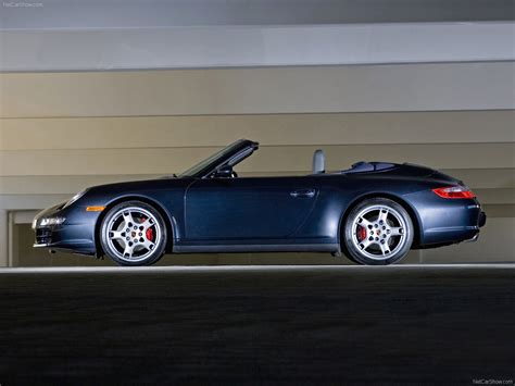 2007 Black Porsche 911 Carrera 4S Cabriolet wallpapers