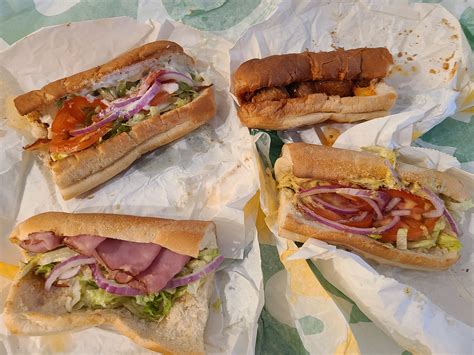 I tried all of the basic sandwiches at Subway and ranked them from ...