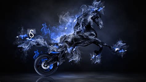 🔥 [50+] Blue Fire Horses Wallpapers | WallpaperSafari