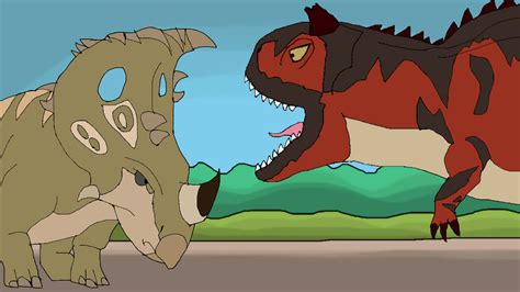 Sinoceratops vs Carnotaurus (Jw HH style) by Francoraptor2018 on DeviantArt