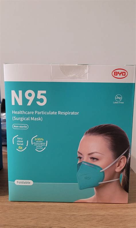 BYD N95 (23 pc), Health & Nutrition, Face Masks & Face Shields on Carousell