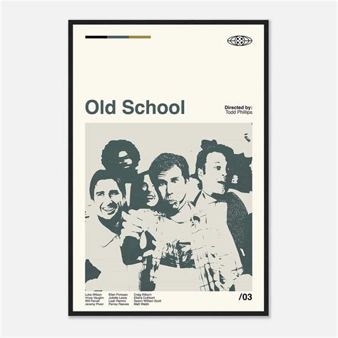 Old School Poster, Old School Movie, Old School Print - Citiesbox