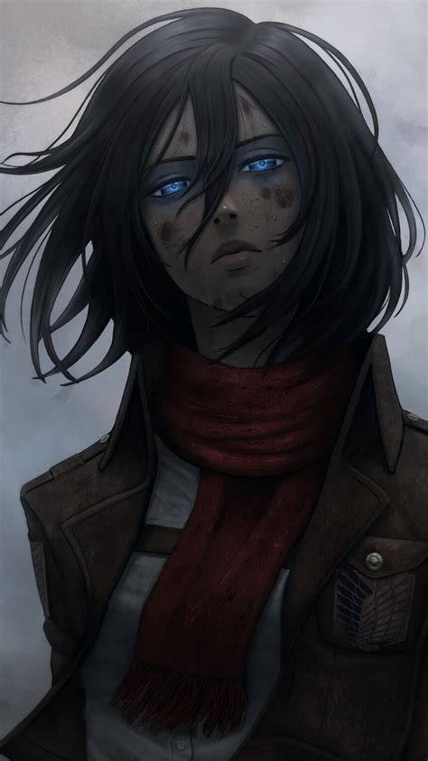 1080x1920 Resolution Mikasa Ackerman Iphone 7, 6s, 6 Plus and Pixel XL ,One Plus 3, 3t, 5 ...