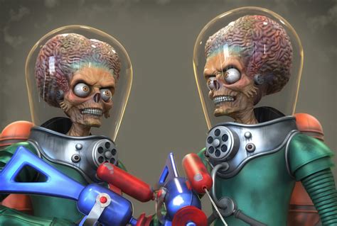 Mars Attacks - Martian - ZBrushCentral