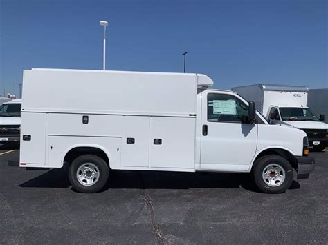 New 2019 Chevrolet Express Commercial Cutaway Work Van RWD Utility Truck