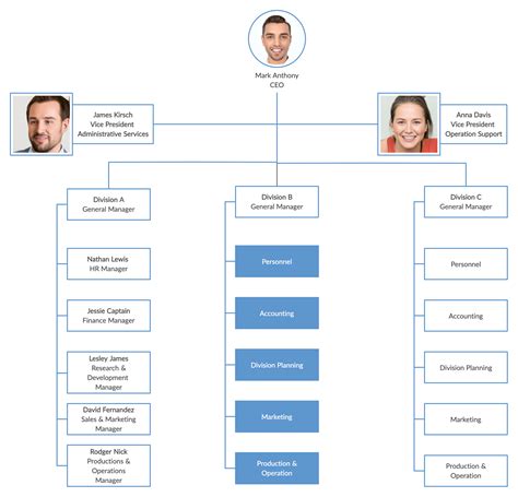 Types of Organizational Charts | Structure Types for Companies