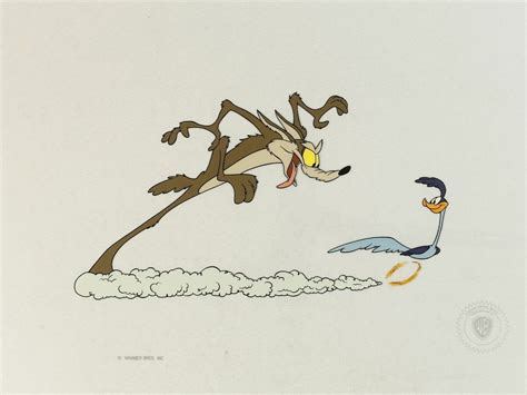 "Wile E. Coyote and Road Runner" Limited Edition Warner Bros. Animation Sericel