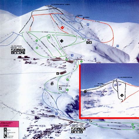 Maps of Valle Nevado ski resort in Chile | SNO