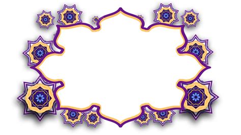 Islamic Retro Pattern Decorative Border European Style, Islamic, Pattern, Frame PNG Transparent ...