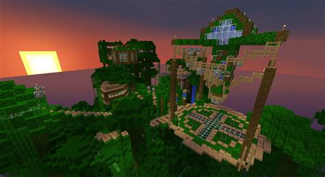 Jungle Town Minecraft Map