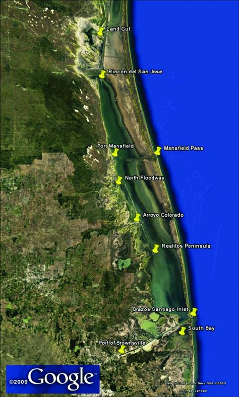 Lower Laguna Madre (from Google Earth https://www.google.com/earth/). | Download Scientific Diagram