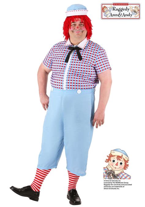 Plus Size Raggedy Andy Costume for Men