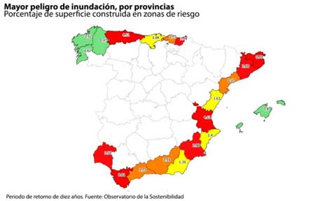 MAPS: The places in Spain which are most at risk of recurring flash floods