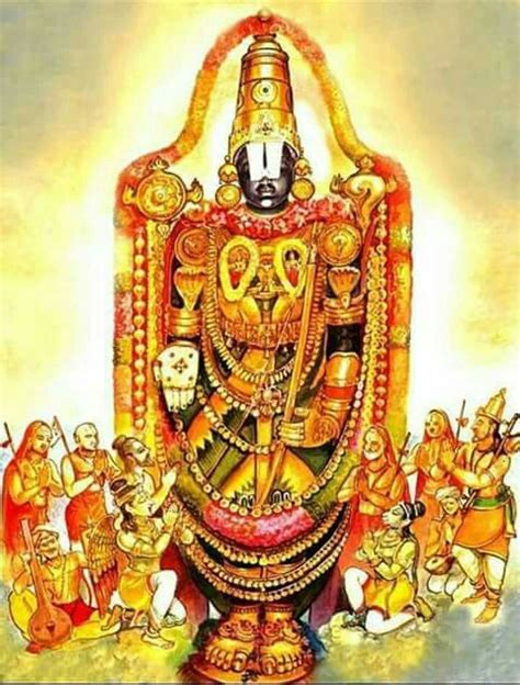 Srinivasa Govinda........... | Lord krishna hd wallpaper, Tanjore painting, Hinduism art