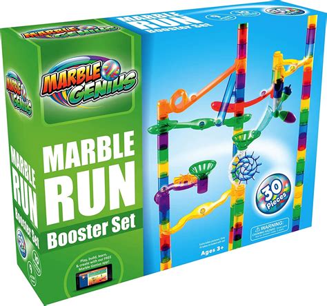 Marble Genius Booster Set (Add-On Set - 30 Marbulous Marble Run Toy Pieces) - Walmart.com