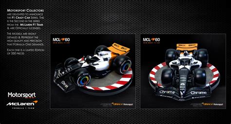 1/18 Motorsport Collectors Formula 1 McLaren Crazy F1 Car Model Limited 350 Pieces ...