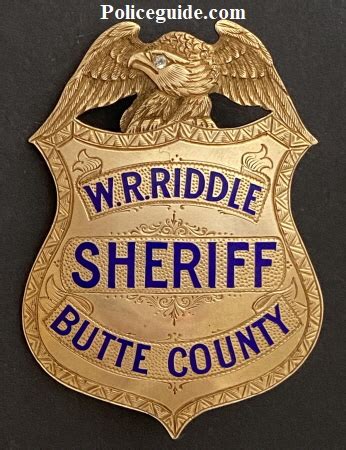 Butte Sheriff Riddle