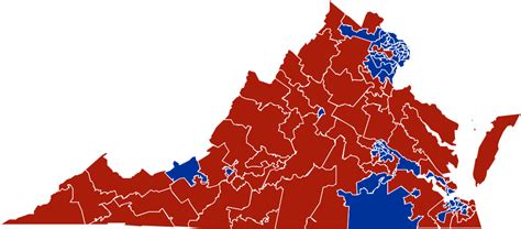 Virginia Election Map 2017 | Virginia Map