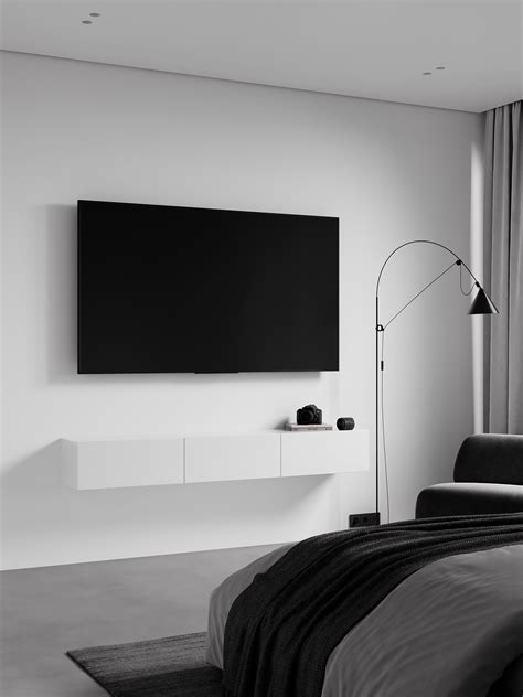 Monochrome Bedroom on Behance