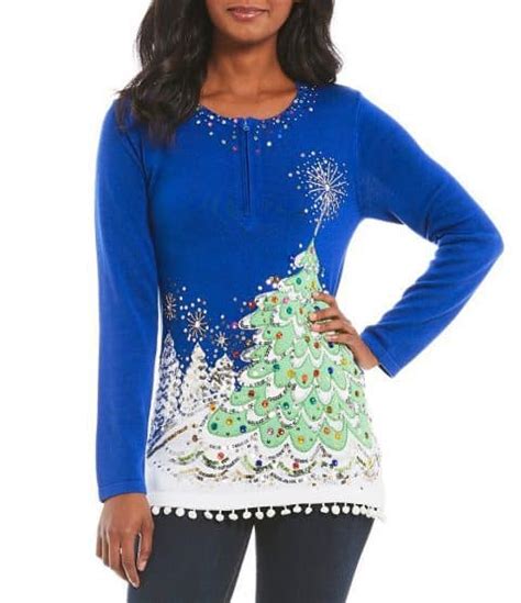 Elegant Christmas Sweaters for Women - Festive Holiday Dressy Tops and ...