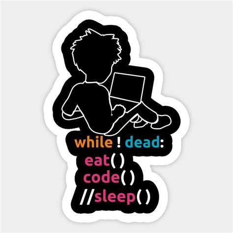 Programmer Coder Computer Science by shirtomdesigns | Funny laptop stickers, Science stickers ...