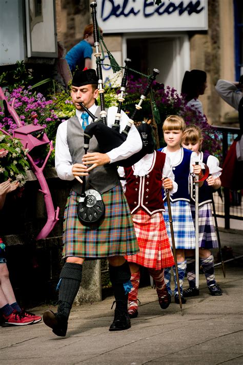 Scottish Kilt And Bagpipes