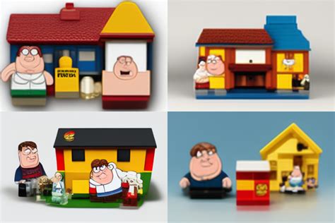 Family Guy Lego playset : r/cursedAIpics