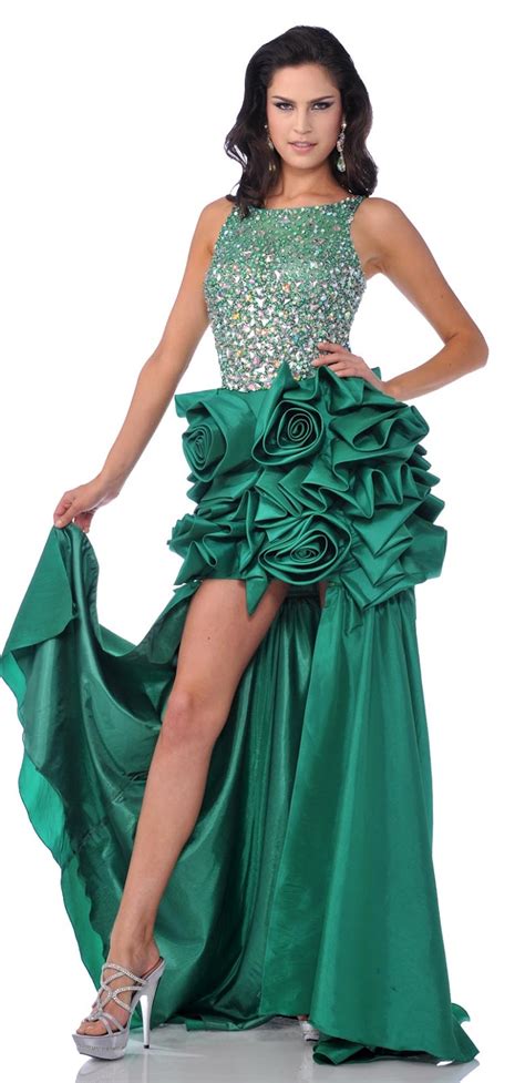 Eyes On Party: Green Prom Dresses for Hot Spring Party Wear