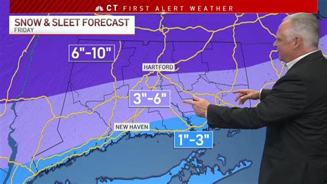 Morning Forecast for Feb. 24 – NBC Connecticut