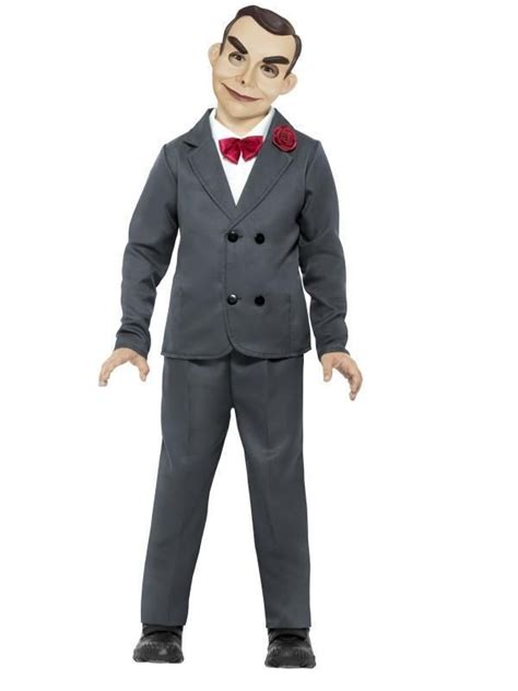 Men's Goosebumps Slappy the Dummy Fancy Dress Costume Grey | Dummy costume, Slappy the dummy ...