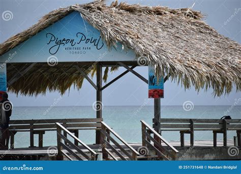 Jetty at the Pigeon Point Heritage Park, Tobago Editorial Stock Photo ...