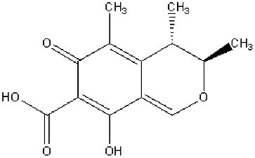 Chemical structure of citrinin. | Download Scientific Diagram