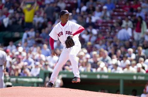 Boston Red Sox Starting Pitcher Pedro Martinez Editorial Photo - Image ...