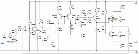 2N3055 24W Class A Audio Amplifier