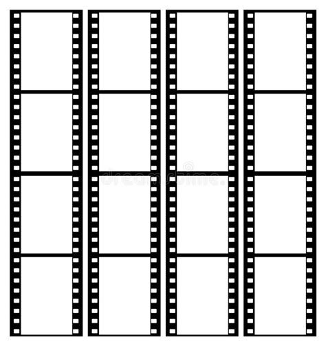 35mm Film Strip Frames Frame Stock Vector - Illustration: 2432695