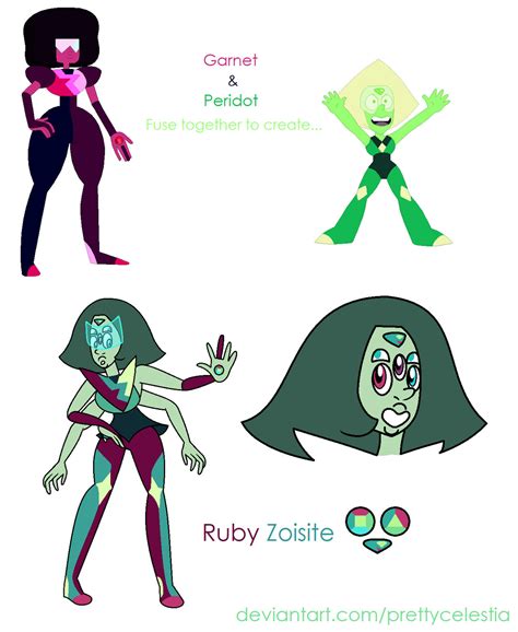 Garnet and Peridot Fusion by PrettyCelestia on DeviantArt