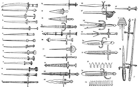 Daggers and Poniards of the Christian Middle Ages | Prop Agenda