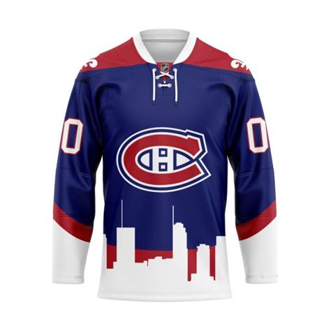 Nhl Montreal Canadiens Reverse Retro 3D Hockey Jerseys Personalized ...