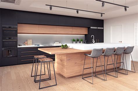 Modern Black Kitchen Cabinets For Your Home | Design Cafe