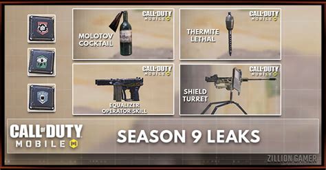 COD Mobile Season 9 Leaks: Release Date, Gunsmith, Operator Skill ...