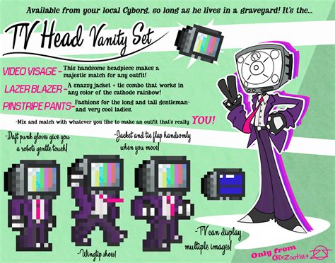 Terraria Vanity contest entry - TV head by DrZootsuit on DeviantArt