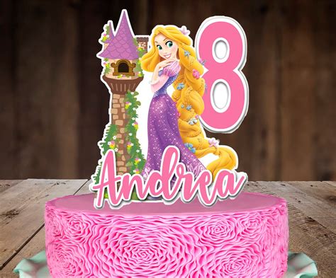 Princesa Rapunzel Cake topper topper de pastel enredado - Etsy México