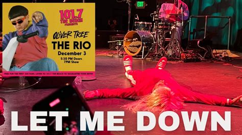 Oliver Tree - "Let Me Down" Live in Santa Cruz - YouTube