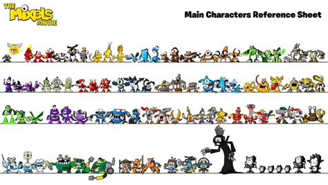 The Mixels Movie (Main Characters Reference Sheet) | Fandom