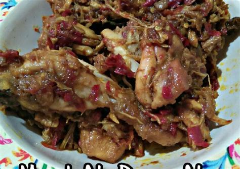 Resep Rendang Ayam Pedas oleh Masak Ala Dapur Alin - Cookpad