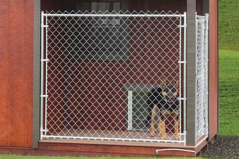 chain-link-shed-panels-for-dog-kennel - Master-Link Supply