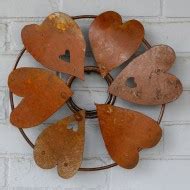 Rusted Metal Heart Wreath Decoration Picture | Free Photograph | Photos Public Domain
