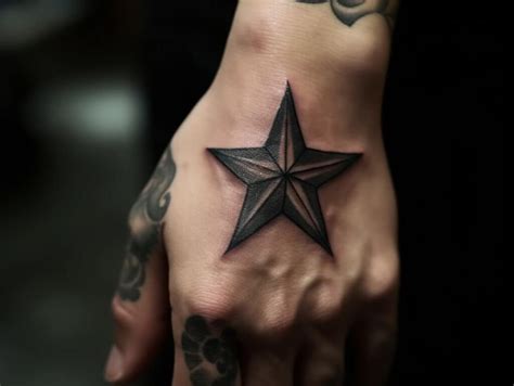 5 Point Star Tattoo Meaning & Symbolism (Water)